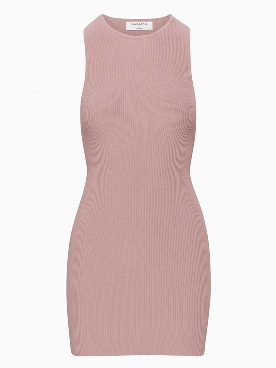 Babaton Dresses & Skirts - Babaton Sculpt Knit Racer Sweater - Dusty Rose